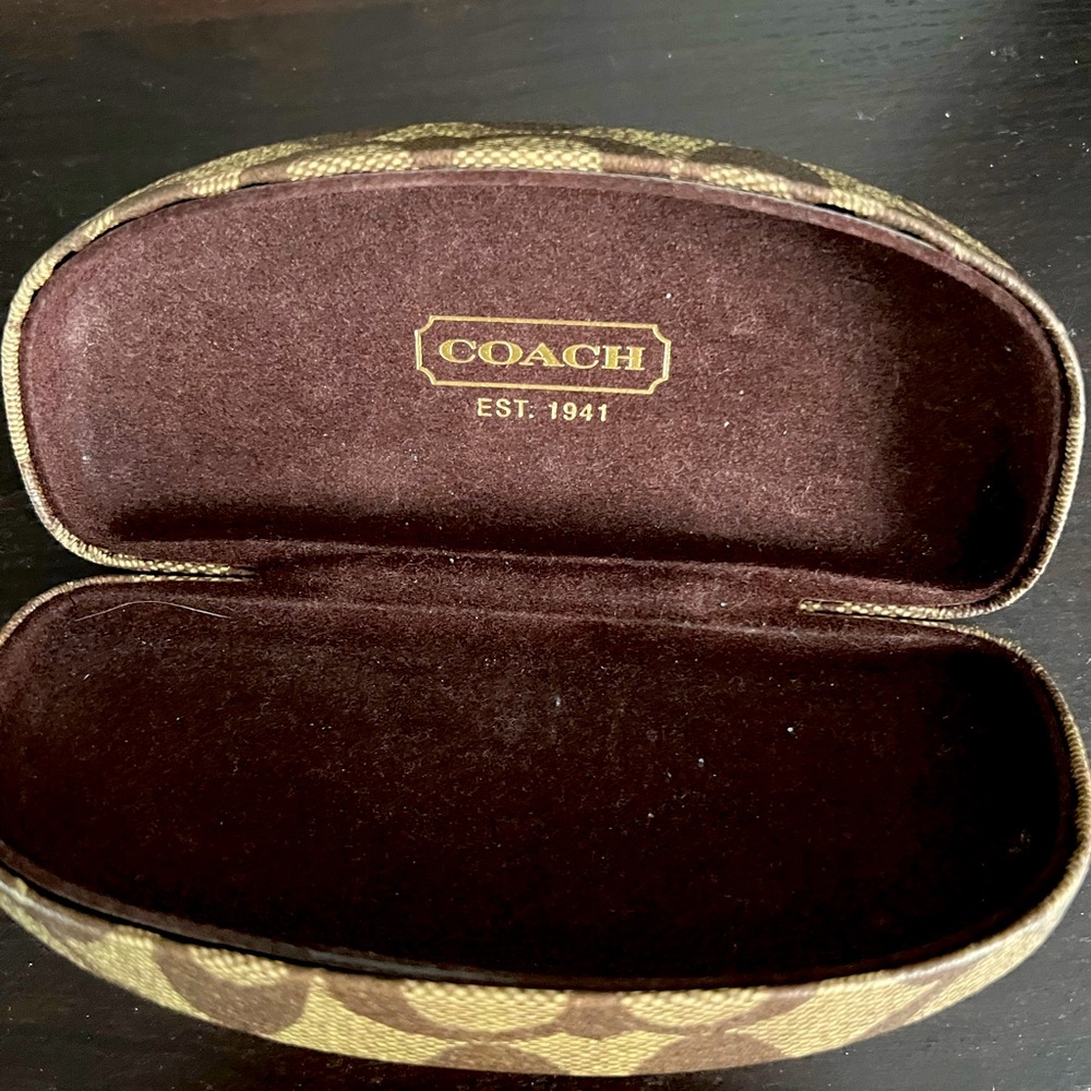 COACH EYE GLASS CASE